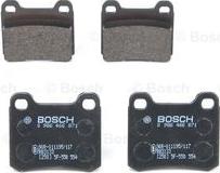 BOSCH 0 986 466 871 - Kit de plaquettes de frein, frein à disque cwaw.fr