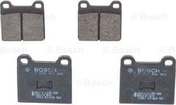 BOSCH 0 986 466 302 - Kit de plaquettes de frein, frein à disque cwaw.fr