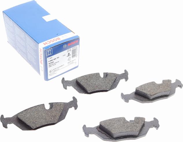 BOSCH 0 986 466 751 - Kit de plaquettes de frein, frein à disque cwaw.fr