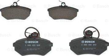 BOSCH 0 986 460 948 - Kit de plaquettes de frein, frein à disque cwaw.fr