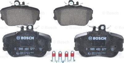 BOSCH 0 986 460 977 - Kit de plaquettes de frein, frein à disque cwaw.fr