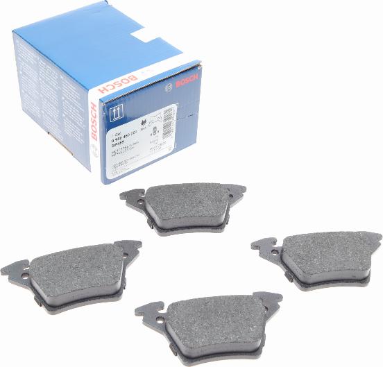 BOSCH 0 986 460 002 - Kit de plaquettes de frein, frein à disque cwaw.fr