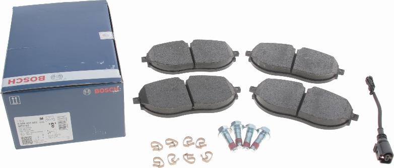 BOSCH 0 986 460 082 - Kit de plaquettes de frein, frein à disque cwaw.fr