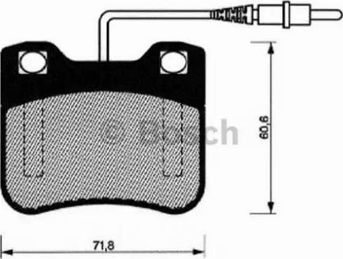 BOSCH 0 986 461 109 - Kit de plaquettes de frein, frein à disque cwaw.fr