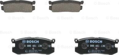 BOSCH 0 986 461 138 - Kit de plaquettes de frein, frein à disque cwaw.fr