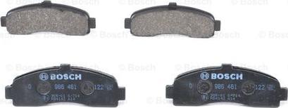 BOSCH 0 986 461 122 - Kit de plaquettes de frein, frein à disque cwaw.fr