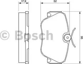 BOSCH 0 986 468 902 - Kit de plaquettes de frein, frein à disque cwaw.fr