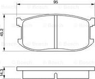 BOSCH 0 986 467 602 - Kit de plaquettes de frein, frein à disque cwaw.fr