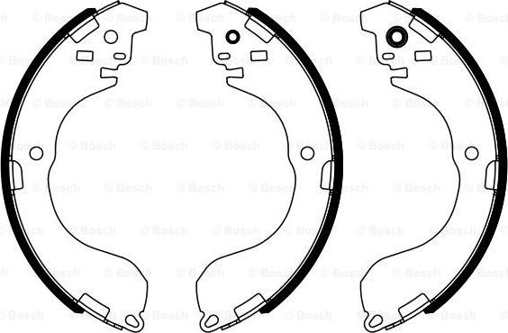 BOSCH 0 986 487 962 - Jeu de mâchoires de frein cwaw.fr