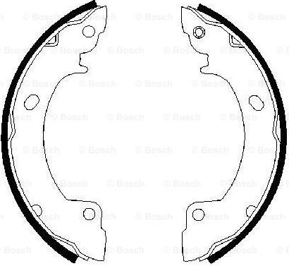 BOSCH 0 986 487 399 - Jeu de mâchoires de frein cwaw.fr