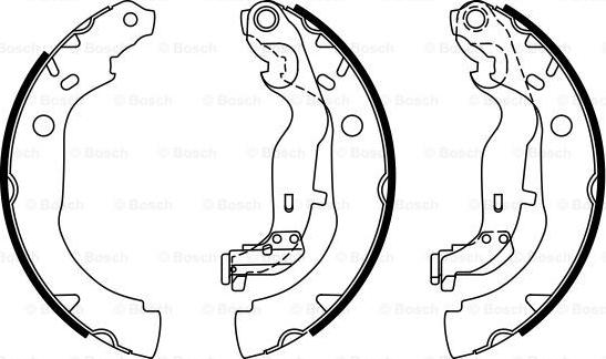 BOSCH 0 986 487 774 - Jeu de mâchoires de frein cwaw.fr