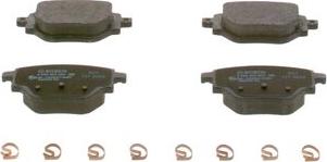 BOSCH 0 986 424 988 - Kit de plaquettes de frein, frein à disque cwaw.fr