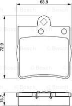 BOSCH 0 986 424 496 - Kit de plaquettes de frein, frein à disque cwaw.fr