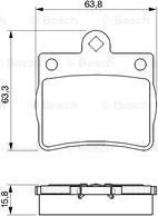 BOSCH 0 986 424 497 - Kit de plaquettes de frein, frein à disque cwaw.fr