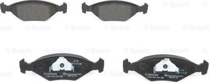 BOSCH 0 986 424 458 - Kit de plaquettes de frein, frein à disque cwaw.fr