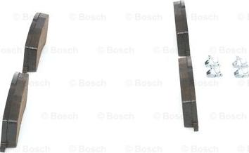 BOSCH 0 986 424 465 - Kit de plaquettes de frein, frein à disque cwaw.fr