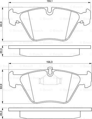 BOSCH 0 986 424 400 - Kit de plaquettes de frein, frein à disque cwaw.fr