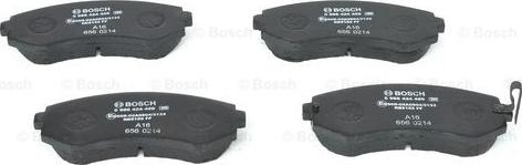 BOSCH 0 986 424 489 - Kit de plaquettes de frein, frein à disque cwaw.fr