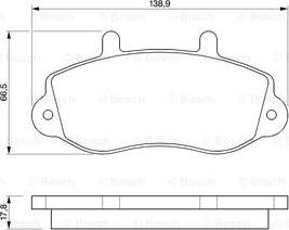 BOSCH 0 986 424 480 - Kit de plaquettes de frein, frein à disque cwaw.fr