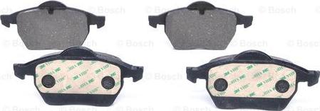 BOSCH 0 986 424 481 - Kit de plaquettes de frein, frein à disque cwaw.fr