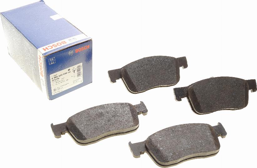 BOSCH 0 986 424 436 - Kit de plaquettes de frein, frein à disque cwaw.fr