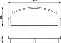 BOSCH 0 986 424 420 - Kit de plaquettes de frein, frein à disque cwaw.fr