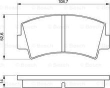 BOSCH 0 986 424 421 - Kit de plaquettes de frein, frein à disque cwaw.fr