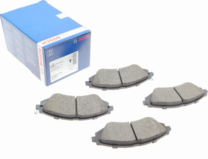 BOSCH 0 986 424 474 - Kit de plaquettes de frein, frein à disque cwaw.fr