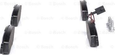 BOSCH 0 986 424 595 - Kit de plaquettes de frein, frein à disque cwaw.fr