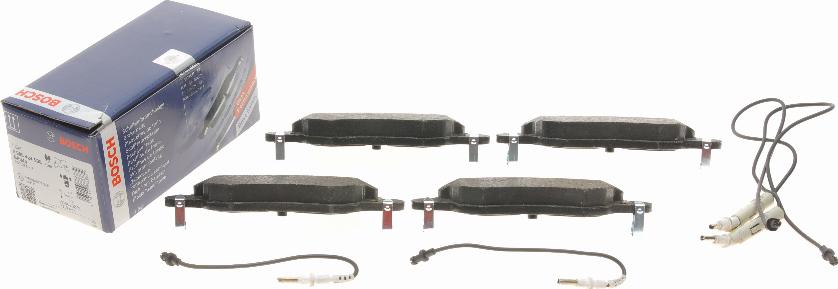 BOSCH 0 986 424 598 - Kit de plaquettes de frein, frein à disque cwaw.fr