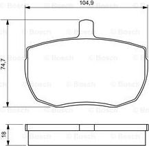 BOSCH 0 986 424 567 - Kit de plaquettes de frein, frein à disque cwaw.fr