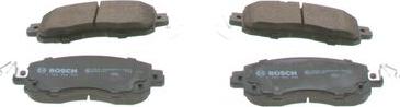 BOSCH 0 986 424 509 - Kit de plaquettes de frein, frein à disque cwaw.fr