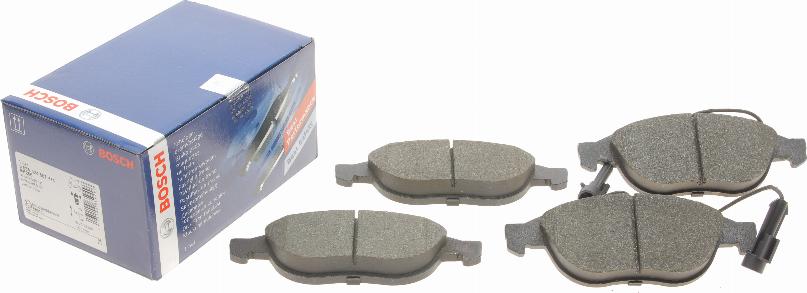 BOSCH 0 986 424 507 - Kit de plaquettes de frein, frein à disque cwaw.fr