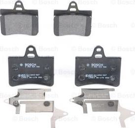 BOSCH 0 986 424 580 - Kit de plaquettes de frein, frein à disque cwaw.fr