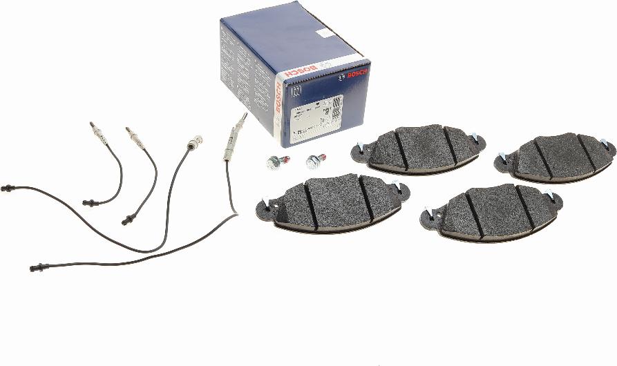 BOSCH 0 986 424 581 - Kit de plaquettes de frein, frein à disque cwaw.fr