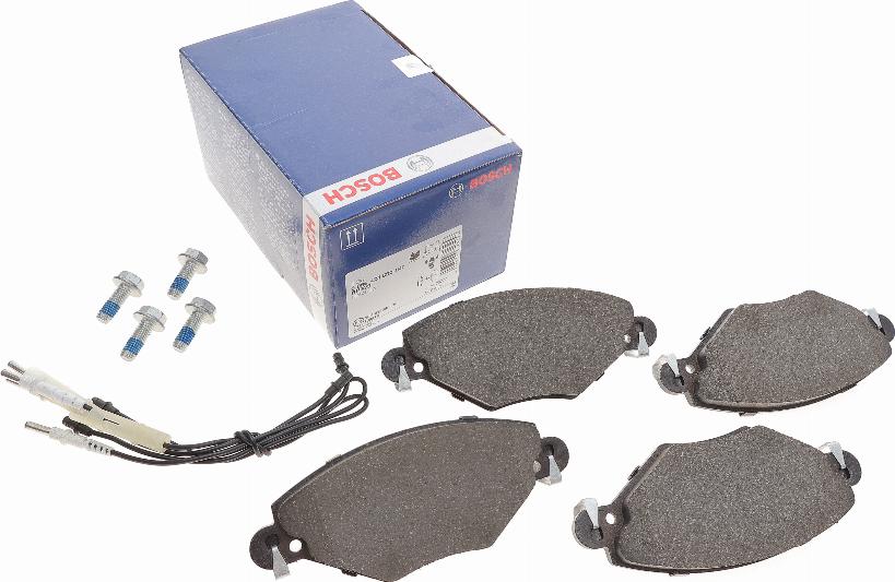 BOSCH 0 986 424 582 - Kit de plaquettes de frein, frein à disque cwaw.fr