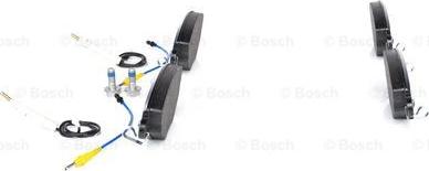 BOSCH 0 986 424 582 - Kit de plaquettes de frein, frein à disque cwaw.fr