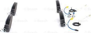 BOSCH 0 986 424 582 - Kit de plaquettes de frein, frein à disque cwaw.fr