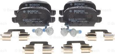 BOSCH 0 986 424 528 - Kit de plaquettes de frein, frein à disque cwaw.fr