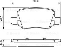 BOSCH 0 986 424 522 - Kit de plaquettes de frein, frein à disque cwaw.fr