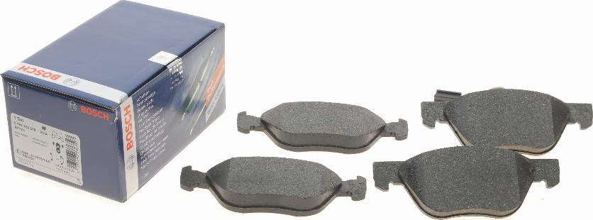 BOSCH 0 986 424 578 - Kit de plaquettes de frein, frein à disque cwaw.fr