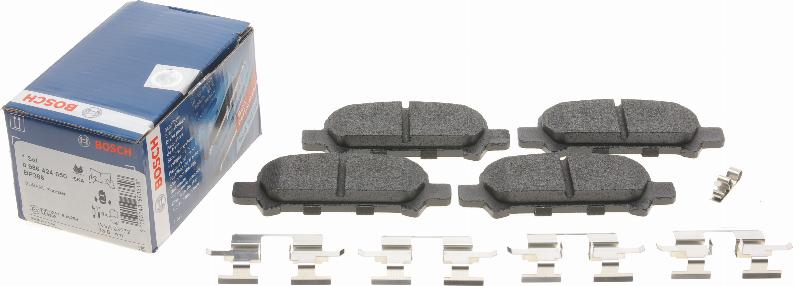 BOSCH 0 986 424 650 - Kit de plaquettes de frein, frein à disque cwaw.fr