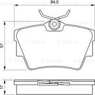 BOSCH 0 986 424 662 - Kit de plaquettes de frein, frein à disque cwaw.fr