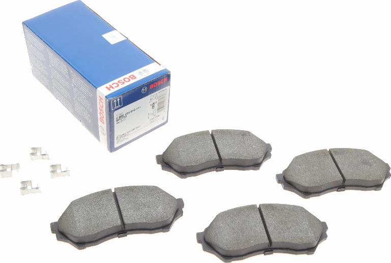 BOSCH 0 986 424 610 - Kit de plaquettes de frein, frein à disque cwaw.fr