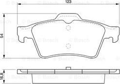 BOSCH 0 986 424 617 - Kit de plaquettes de frein, frein à disque cwaw.fr