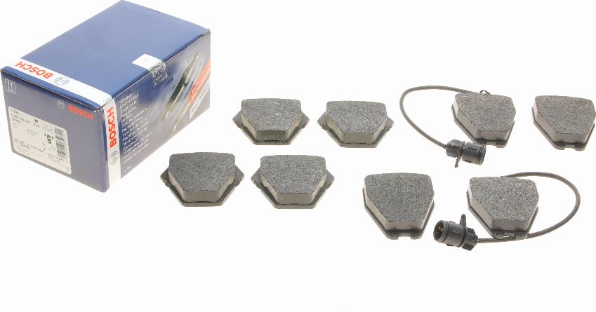 BOSCH 0 986 424 689 - Kit de plaquettes de frein, frein à disque cwaw.fr