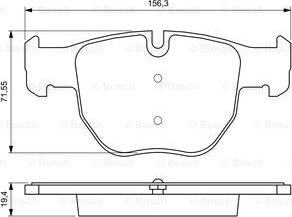 BOSCH 0 986 424 687 - Kit de plaquettes de frein, frein à disque cwaw.fr