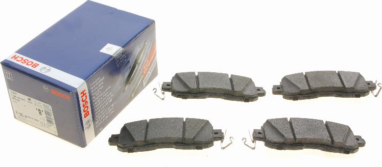 BOSCH 0 986 424 638 - Kit de plaquettes de frein, frein à disque cwaw.fr