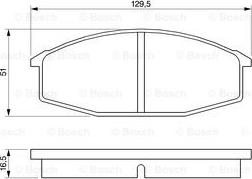 BOSCH 0 986 424 192 - Kit de plaquettes de frein, frein à disque cwaw.fr