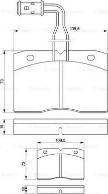 BOSCH 0 986 424 145 - Kit de plaquettes de frein, frein à disque cwaw.fr